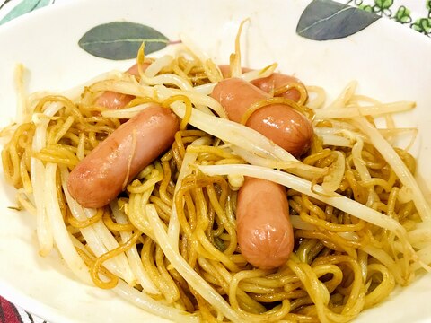 簡単☆電子レンジだけで作る焼きそば!